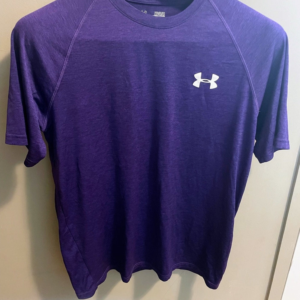 Under Armour Purple Short Sleeve Tee Moisture-Wicking